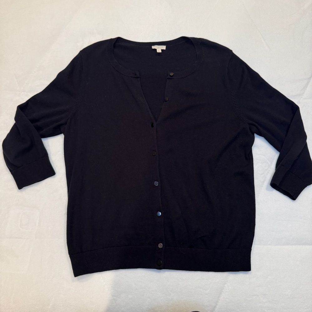Black Talbots Cardigan Sweater